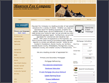 Tablet Screenshot of maureenfoxappraisers.com